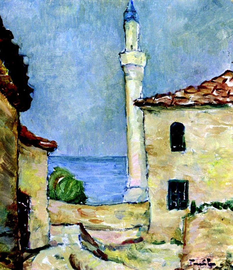 Le Phare de Balcic, Nicolae Tonitza, 1886, peinture à l’huile