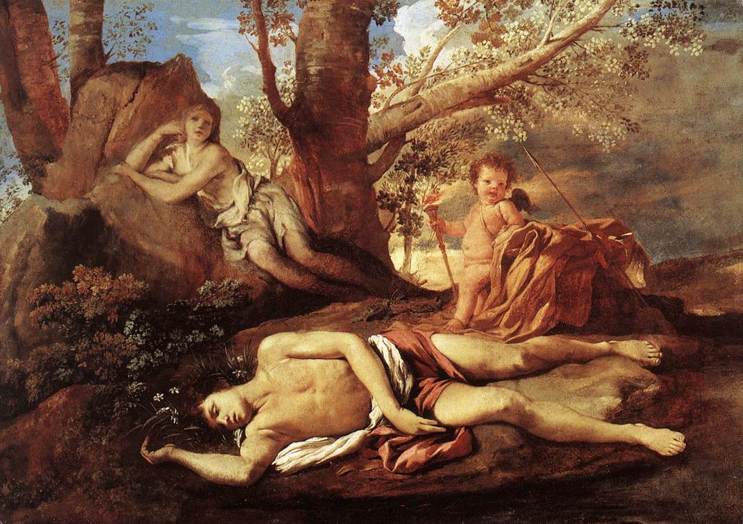 Écho et Narcisse - Nicolas Poussin