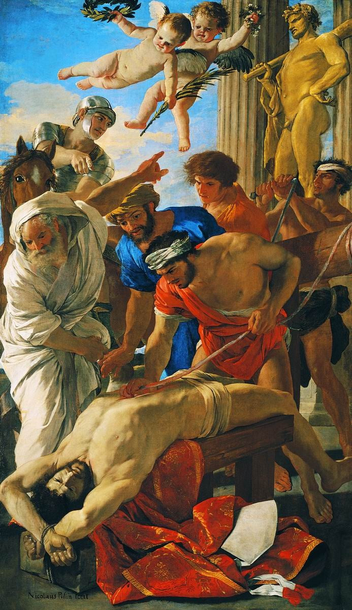 Le Martyre de saint Érasme - Nicolas Poussin