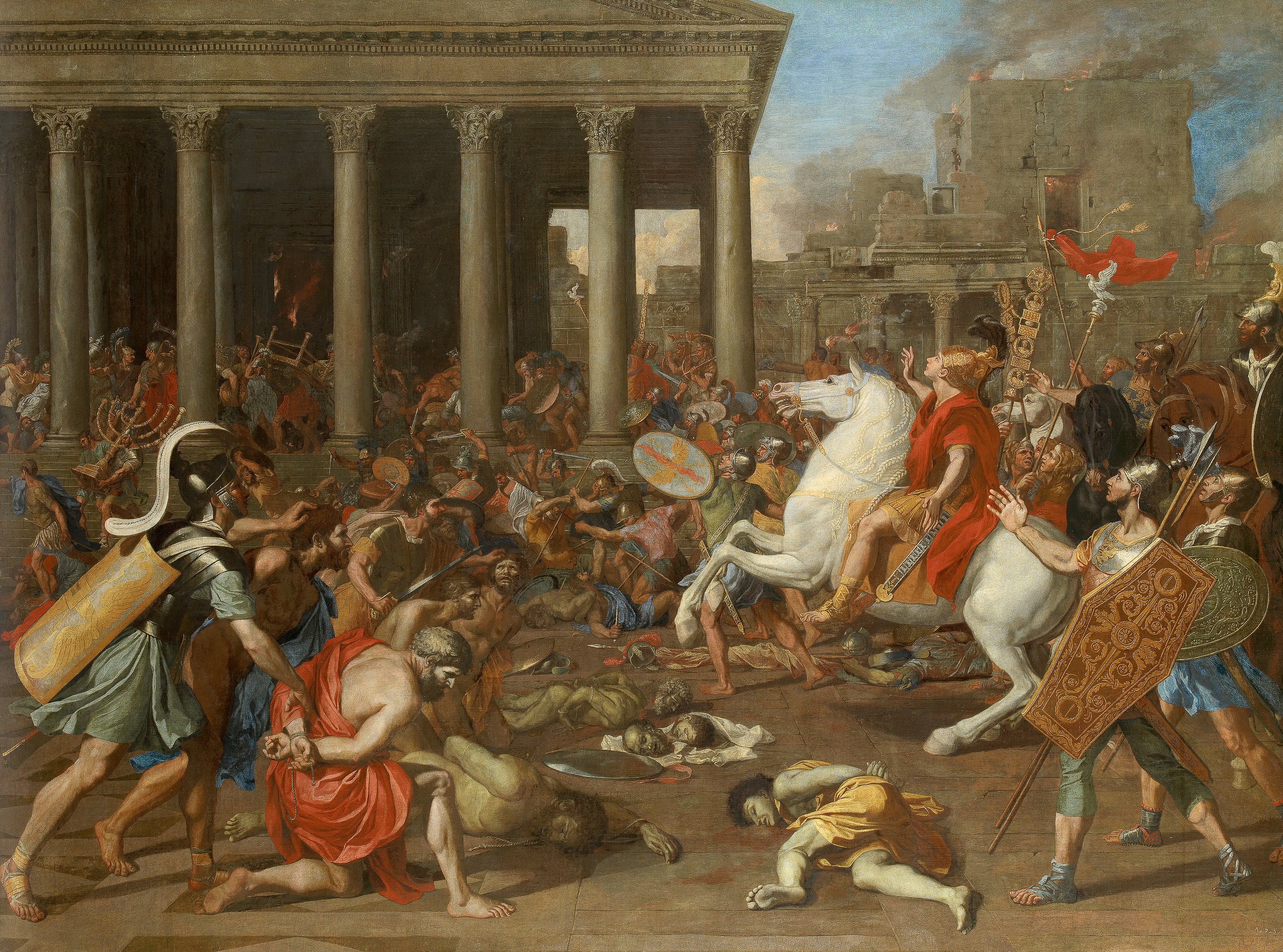 La Destruction du temple de Jérusalem - Nicolas Poussin