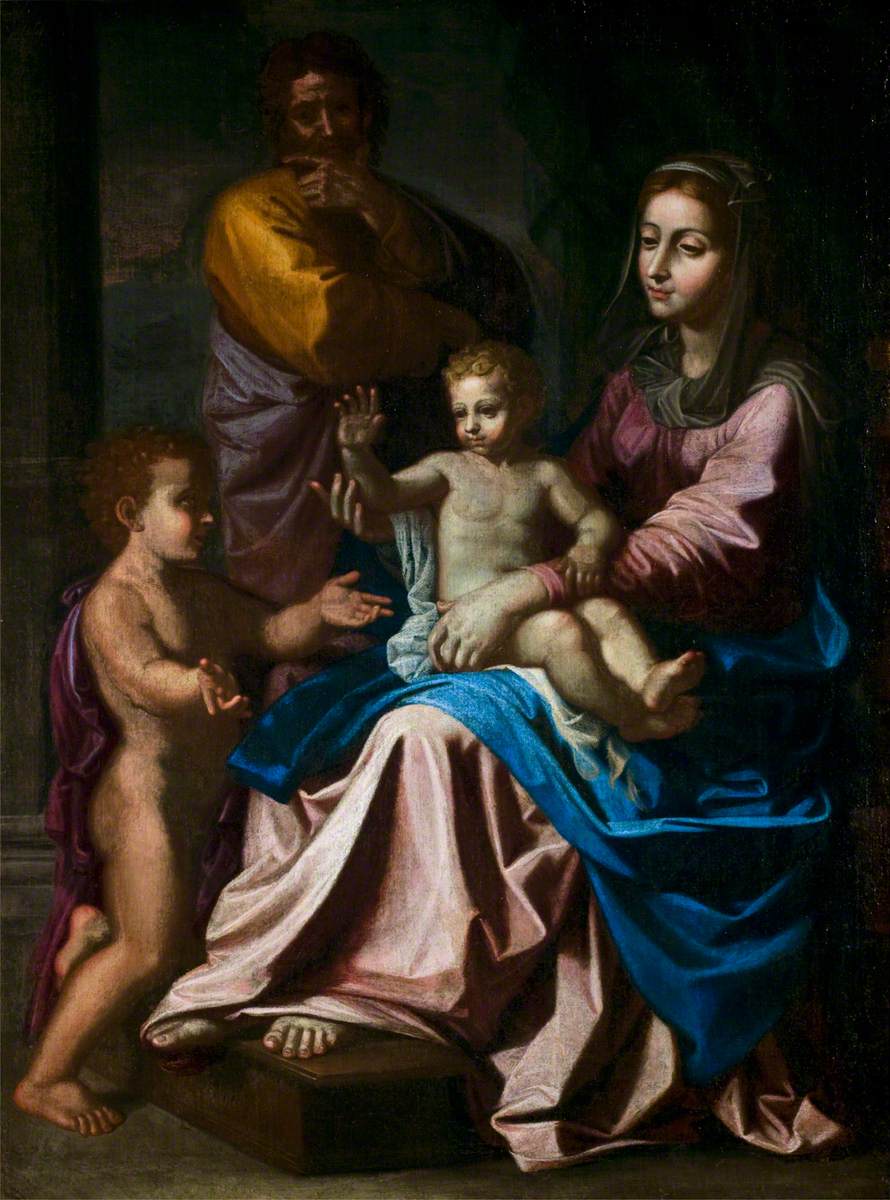 La Sainte Famille avec l'enfant saint Jean - Nicolas Poussin