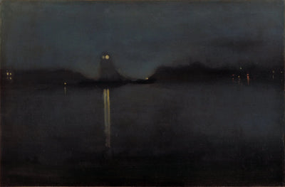 Reproduction du tableau « Nocturne - James Abbott McNeill Whistler » par Alpha Reproduction en peinture à l’huile