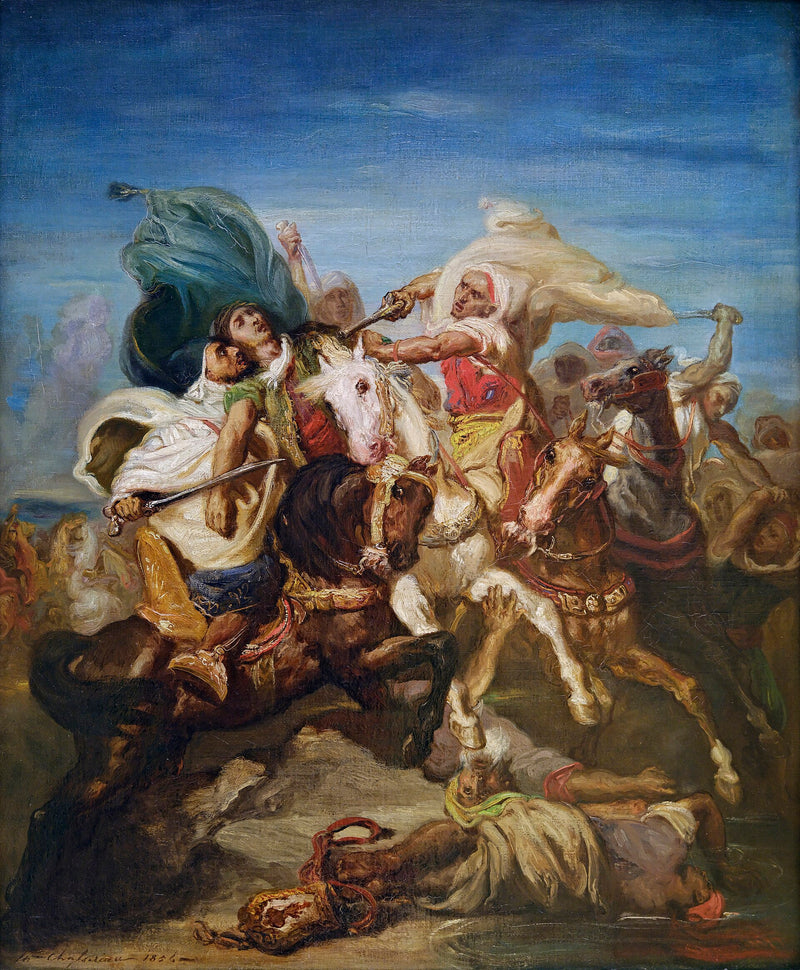 معركة الفرسان العرب - ثيودور شاسريو