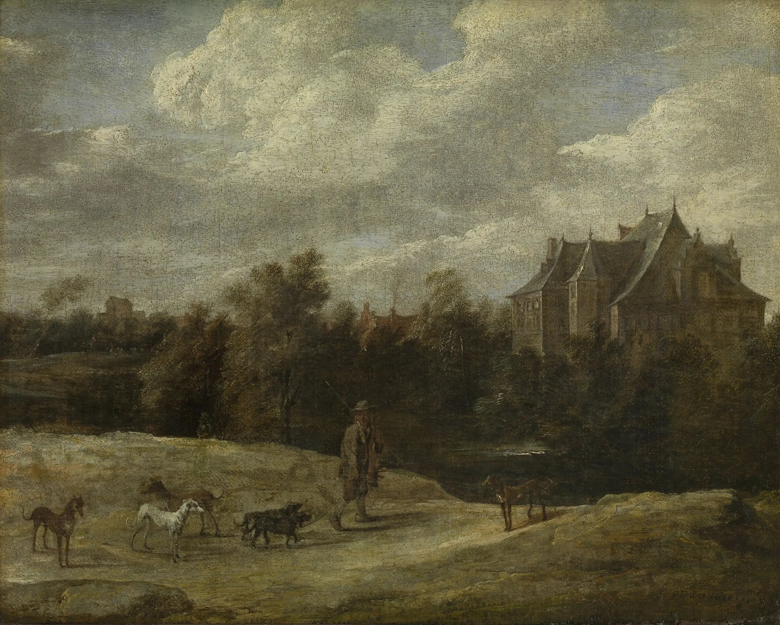 De retour de la chasse - David Teniers le Jeune - Alpha Reproduction