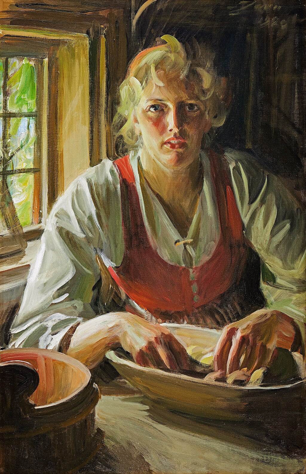 Éplucher les pommes de terre - Anders Zorn