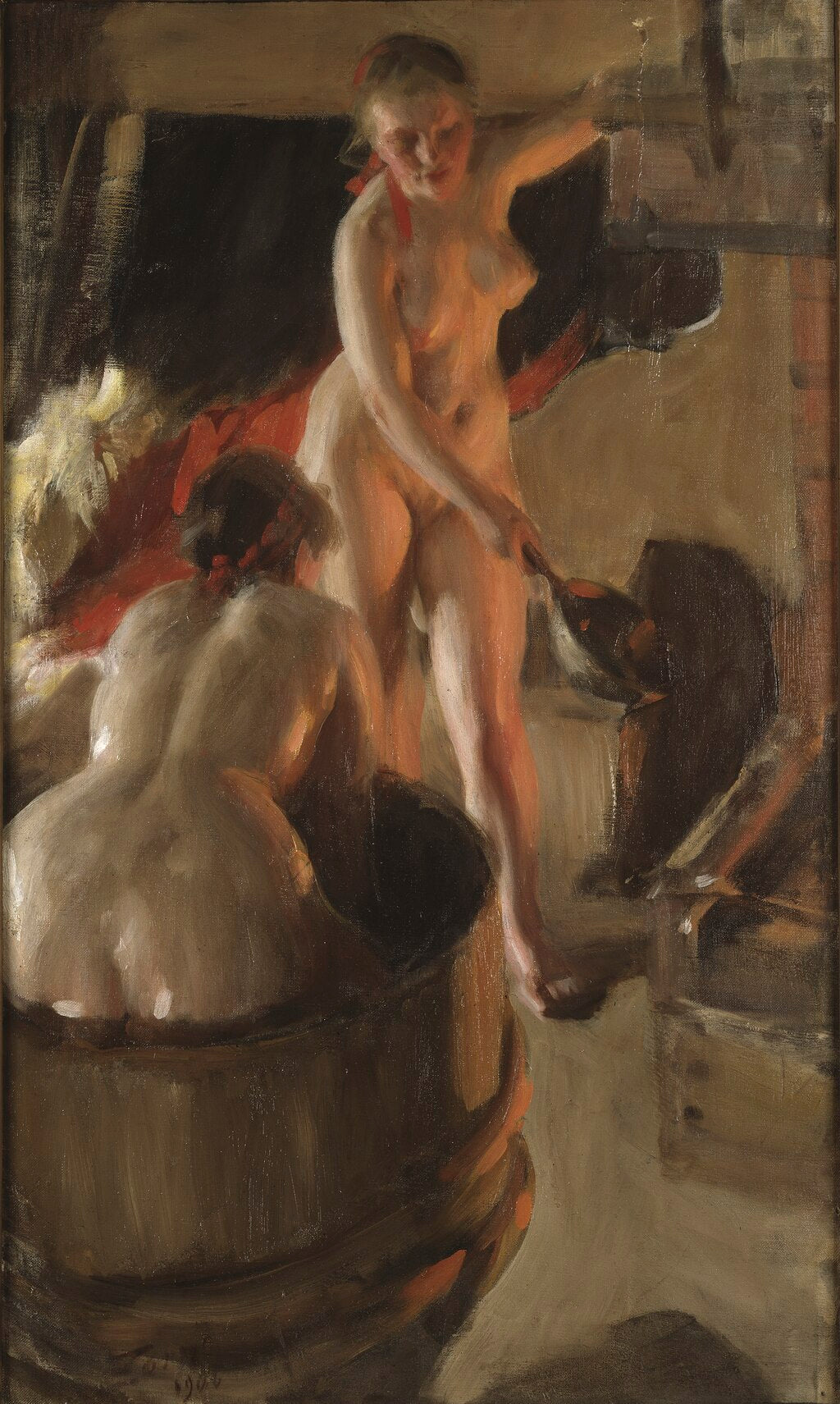 Filles de Dalécarlie au bain - Anders Zorn