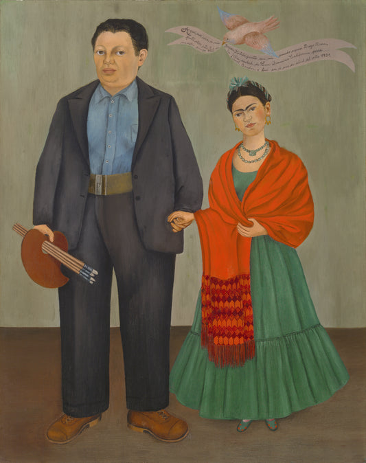 Reproduction du tableau « Frida et Diego Rivera - Frida Kahlo » par Alpha Reproduction en peinture à l’huile