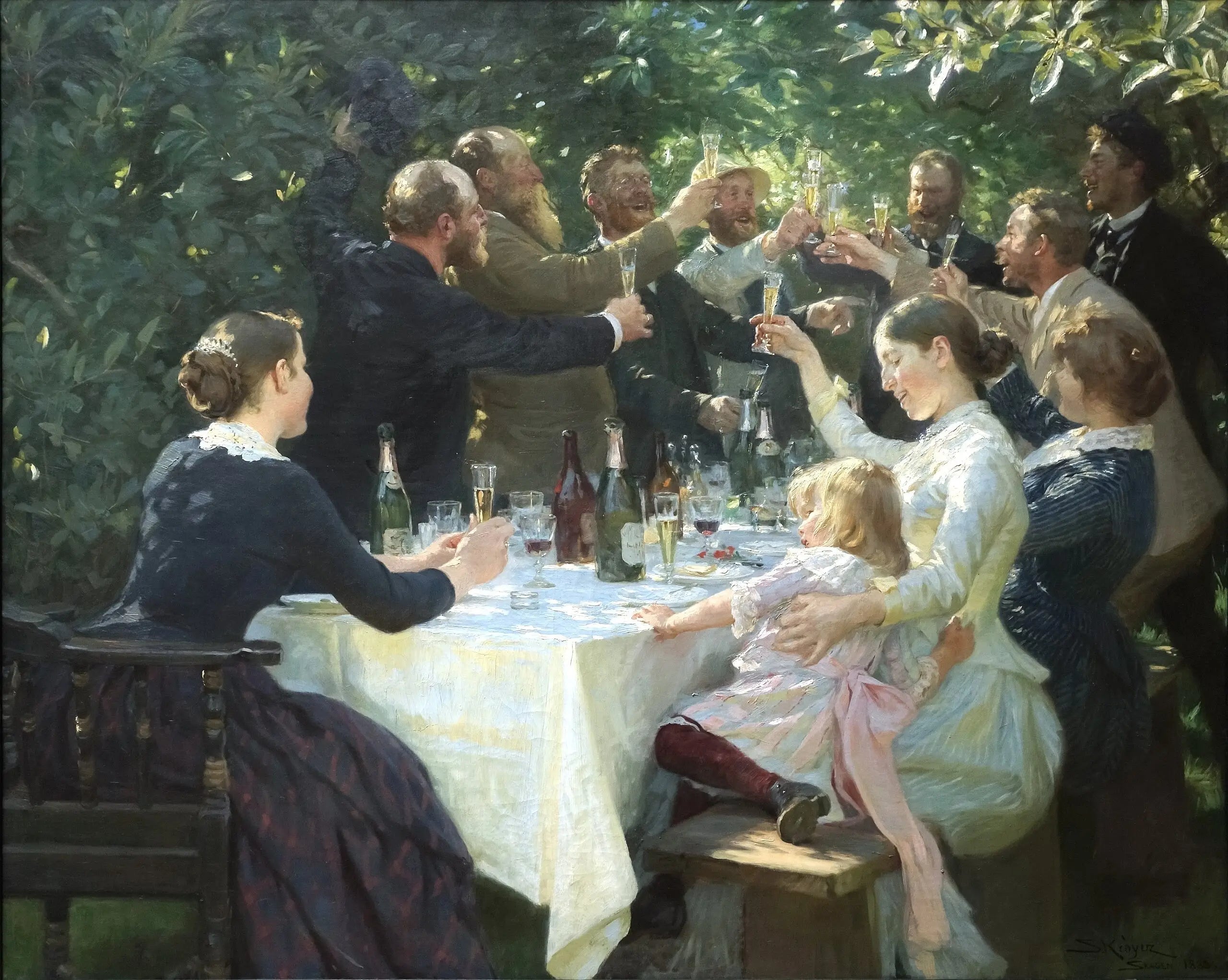 Hip hip hourra! Peder Severin Krøyer - Alpha Reproduction