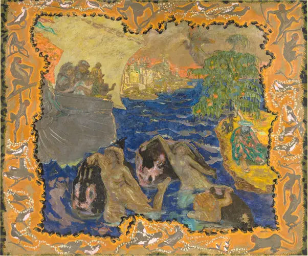 Reproduction du tableau « Jeux d'eau - Pierre Bonnard » par Alpha Reproduction en peinture à l’huile
