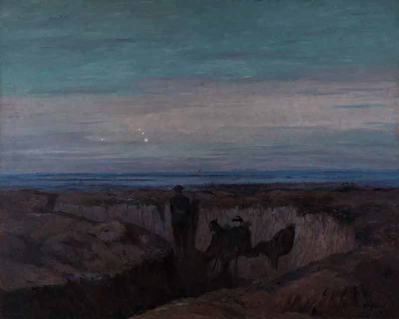 L'aube sur la fosse de l'Ouse - Maurice Galbraith Cullen
