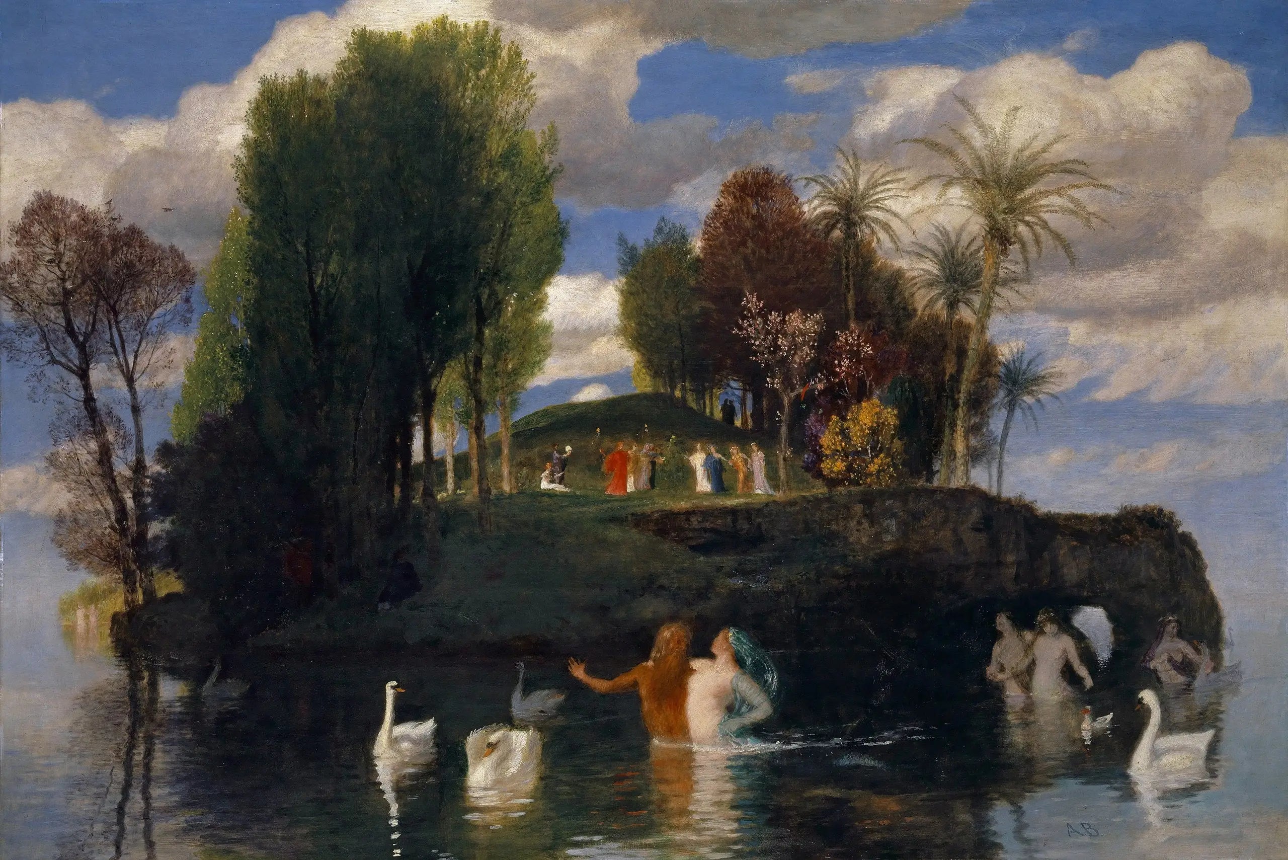 L’île de la vie - Arnold Böcklin - Alpha Reproduction