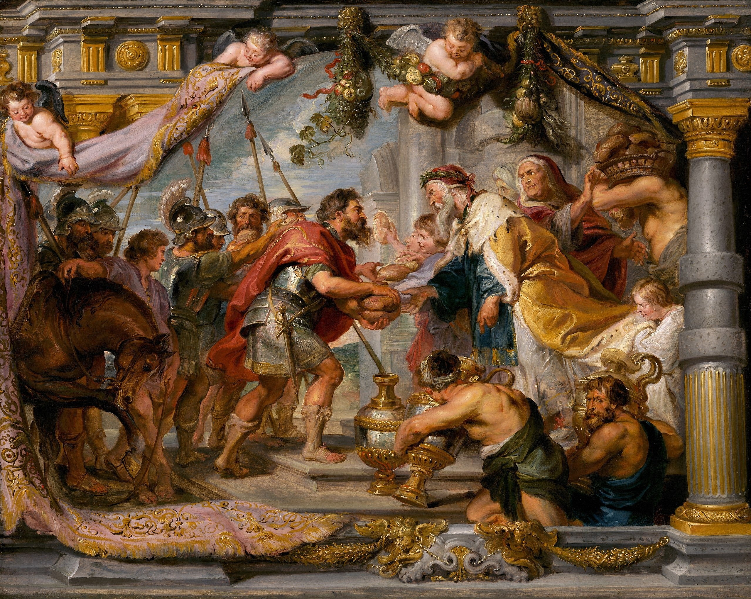 La Rencontre d’Abraham et Melchisédech - Peter Paul Rubens