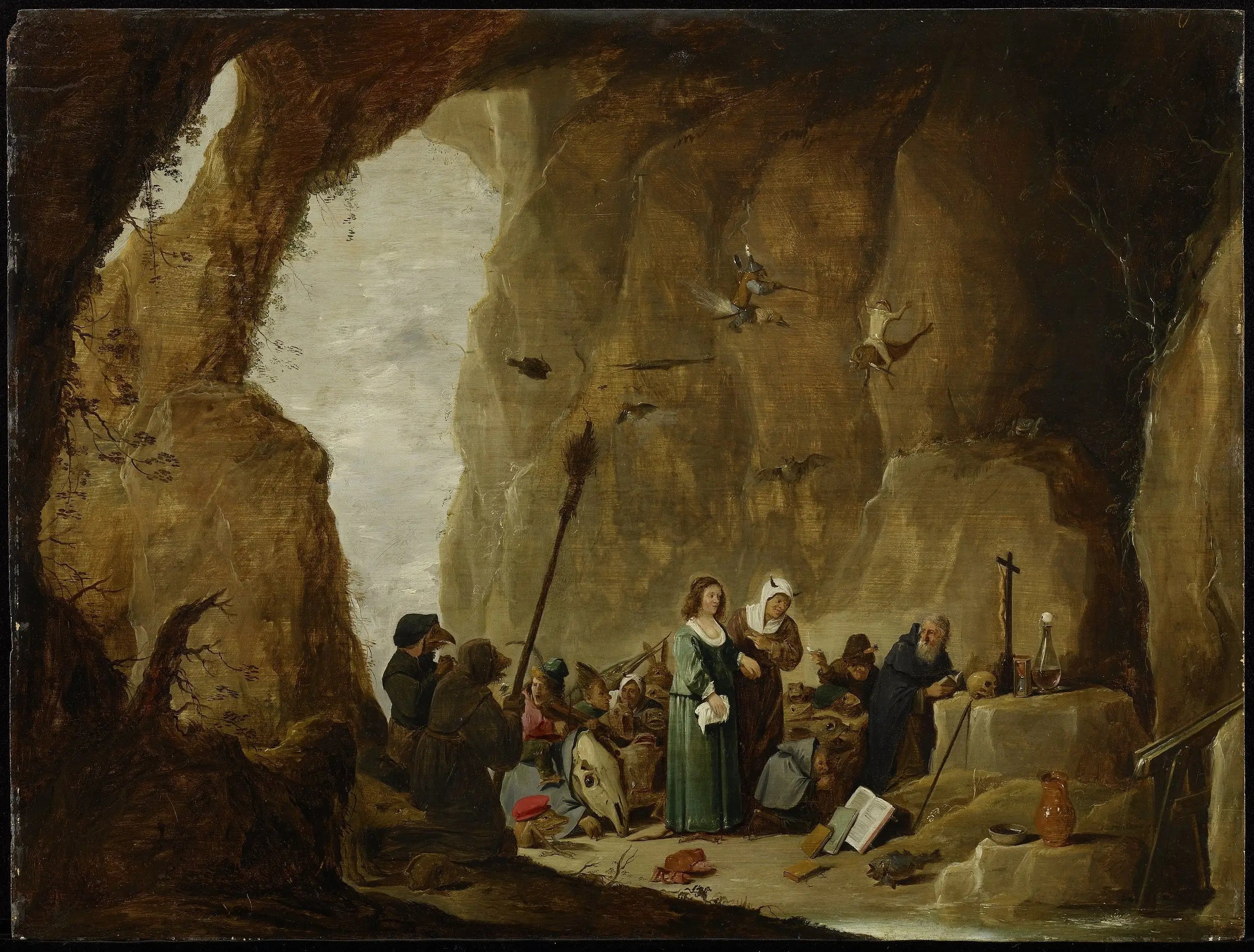 La Tentation de saint Antoine - David Teniers le Jeune - Alpha Reproduction