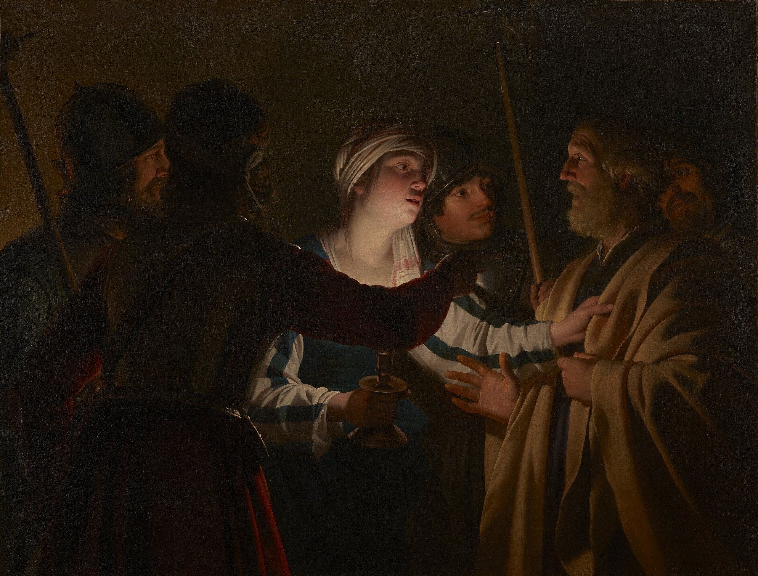 Le Reniement de saint Pierre - Gerrit van Honthorst - Alpha Reproduction