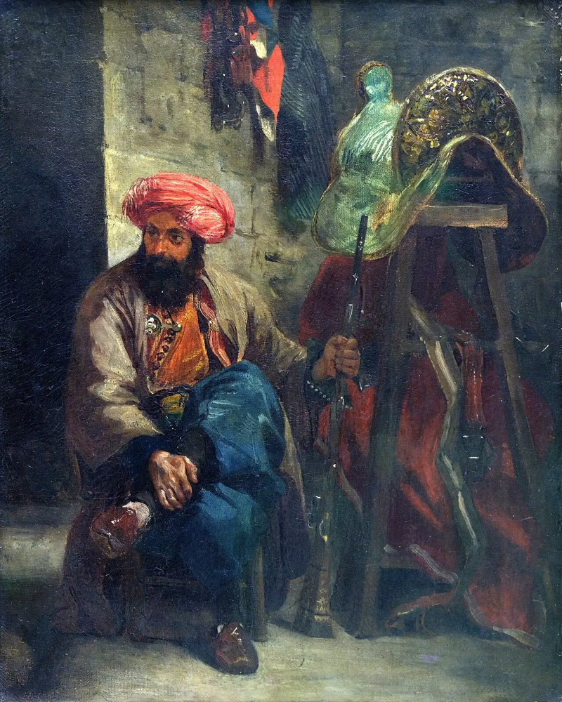 التركي على السرج - يوجين ديلاكروا