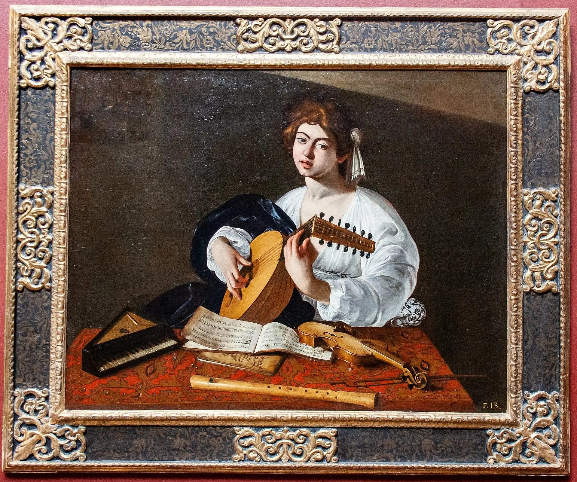 Le joueur de luth - Le Caravage - Alpha Reproduction
