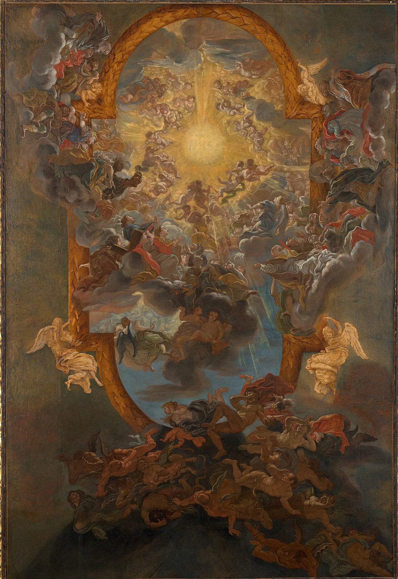 Le triomphe du nom de Jésus - Giovanni Battista Gaulli