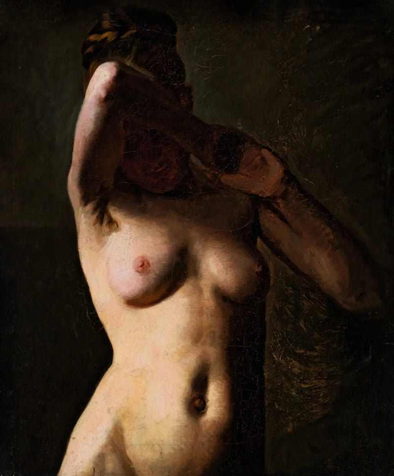 نموذج أنثوي. نصف صورة - بيدر سيرفين كرويير