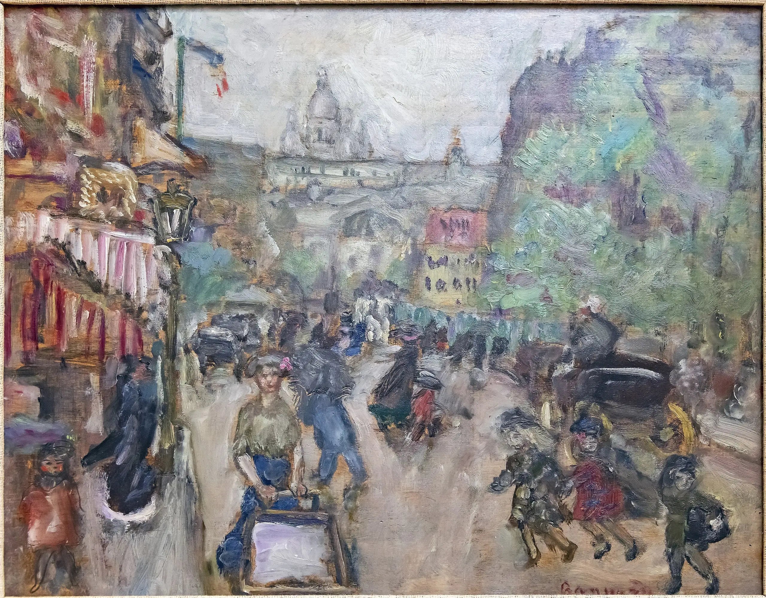 Reproduction du tableau « Montmartre - Pierre Bonnard » par Alpha Reproduction en peinture à l’huile