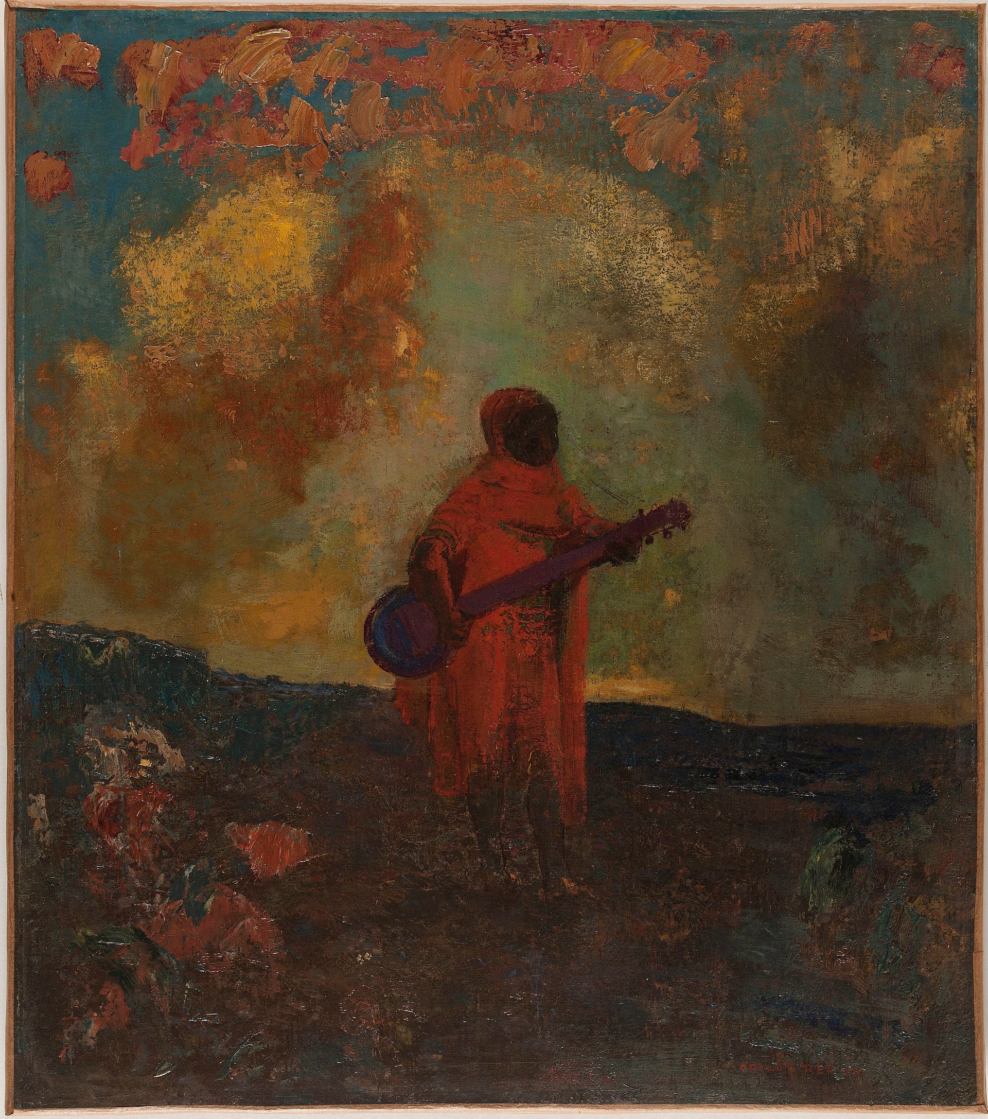 Musicien arabe - Odilon Redon