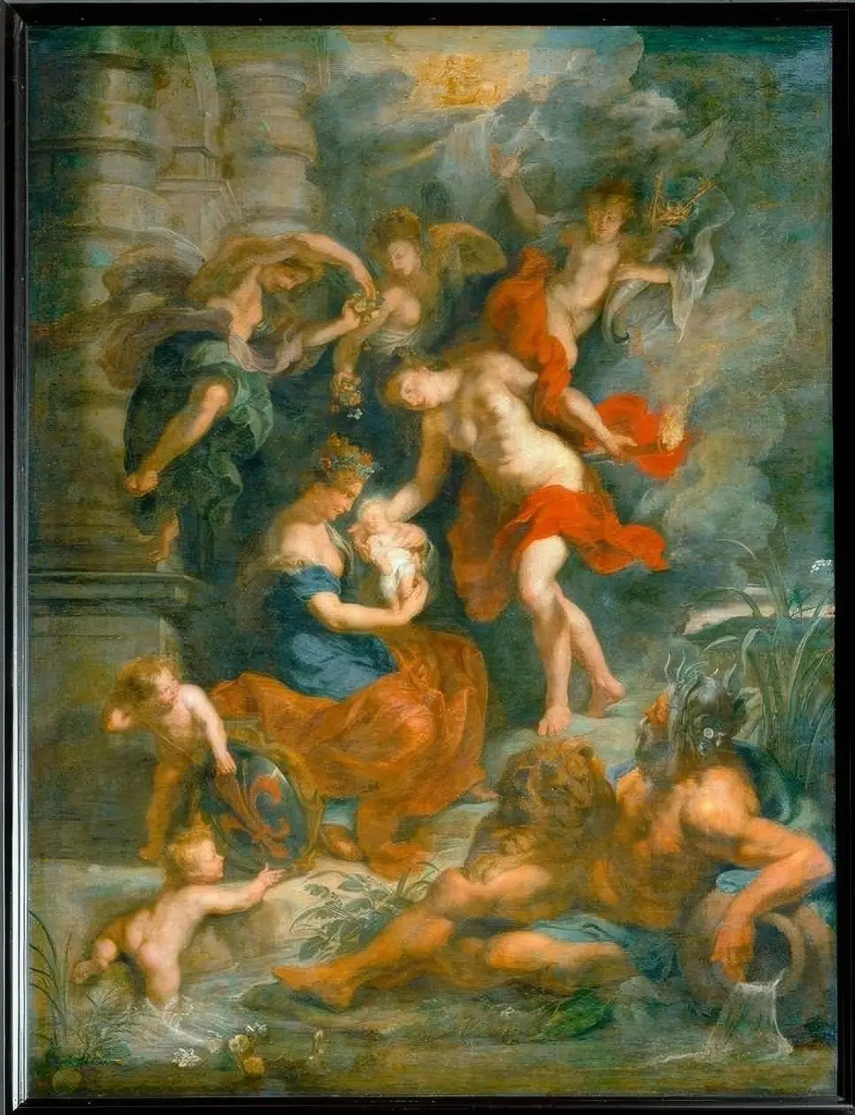 Naissance de Marie de Médicis (étude) - Peter Paul Rubens - Alpha Reproduction
