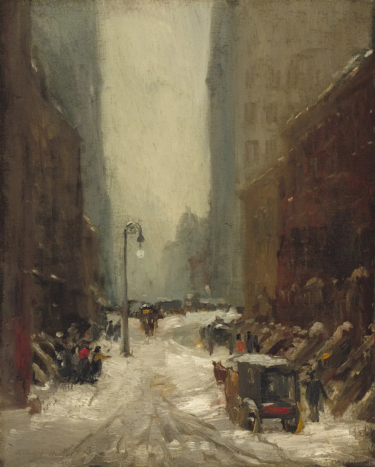 Neige à New York - Robert Henri - Alpha Reproduction