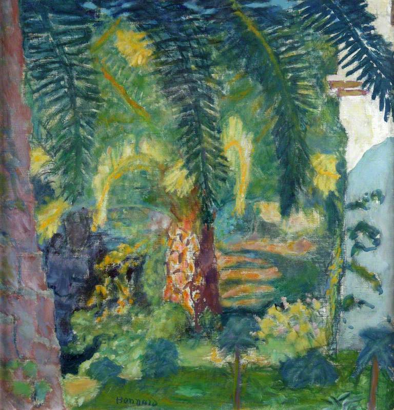 Reproduction du tableau « Palmiers au Cannet - Pierre Bonnard » par Alpha Reproduction en peinture à l’huile