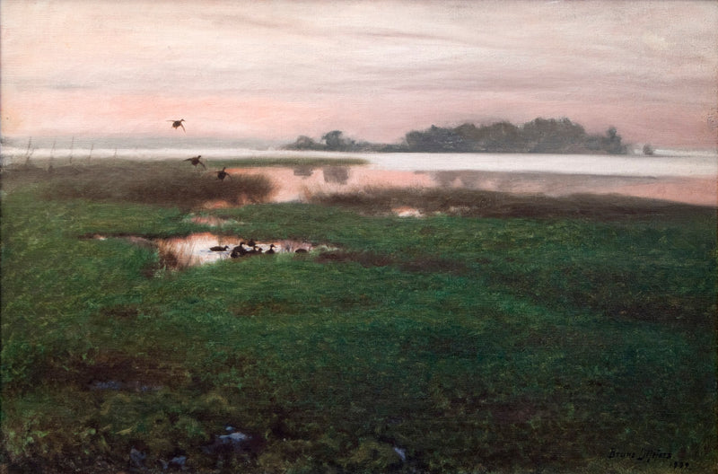 Paysage du soir - Bruno Liljefors