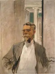 بورتريه تشارلز م. كورتز، المدير المؤسس لمعرض ألبرتا للفنون (1905-1909) - خواكين سورولا