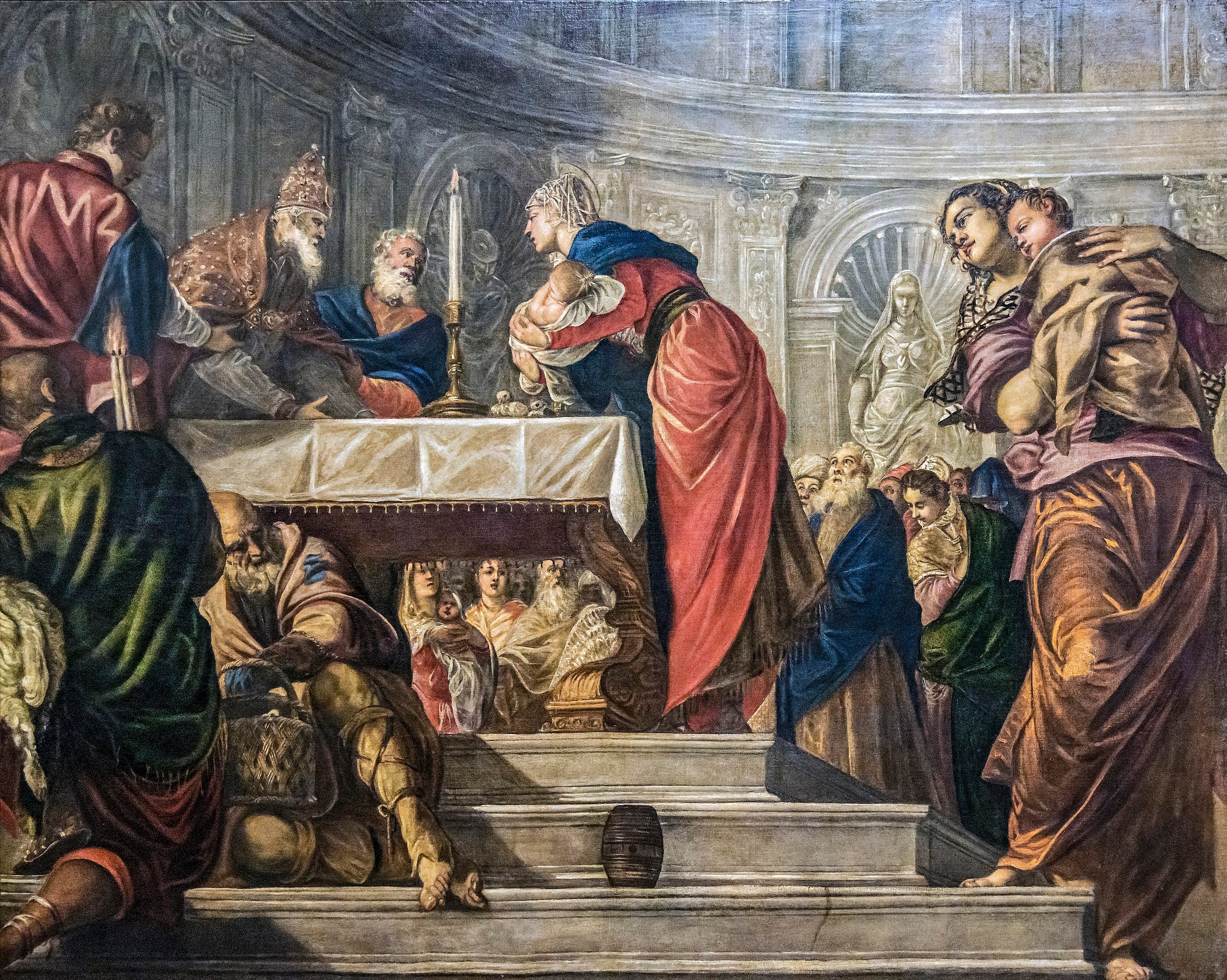 Présentation de Jésus au temple - Jacopo Tintoretto - Alpha Reproduction