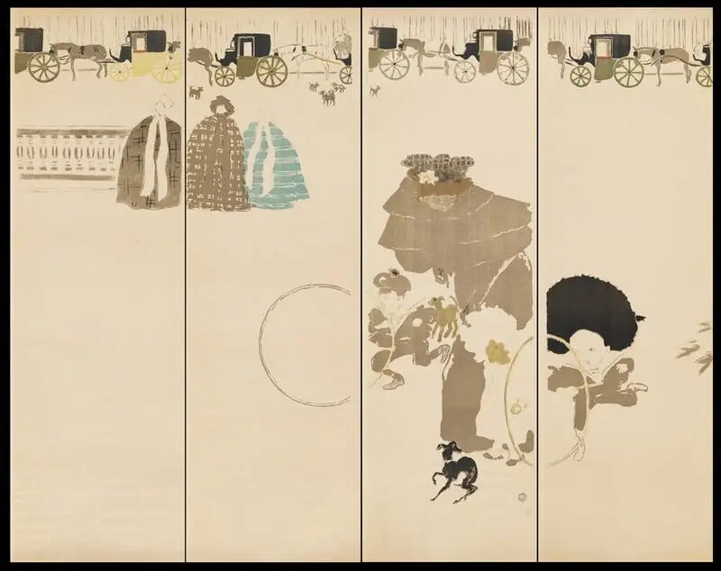 نزهة النونوس، حافة العربات - بيير بونار