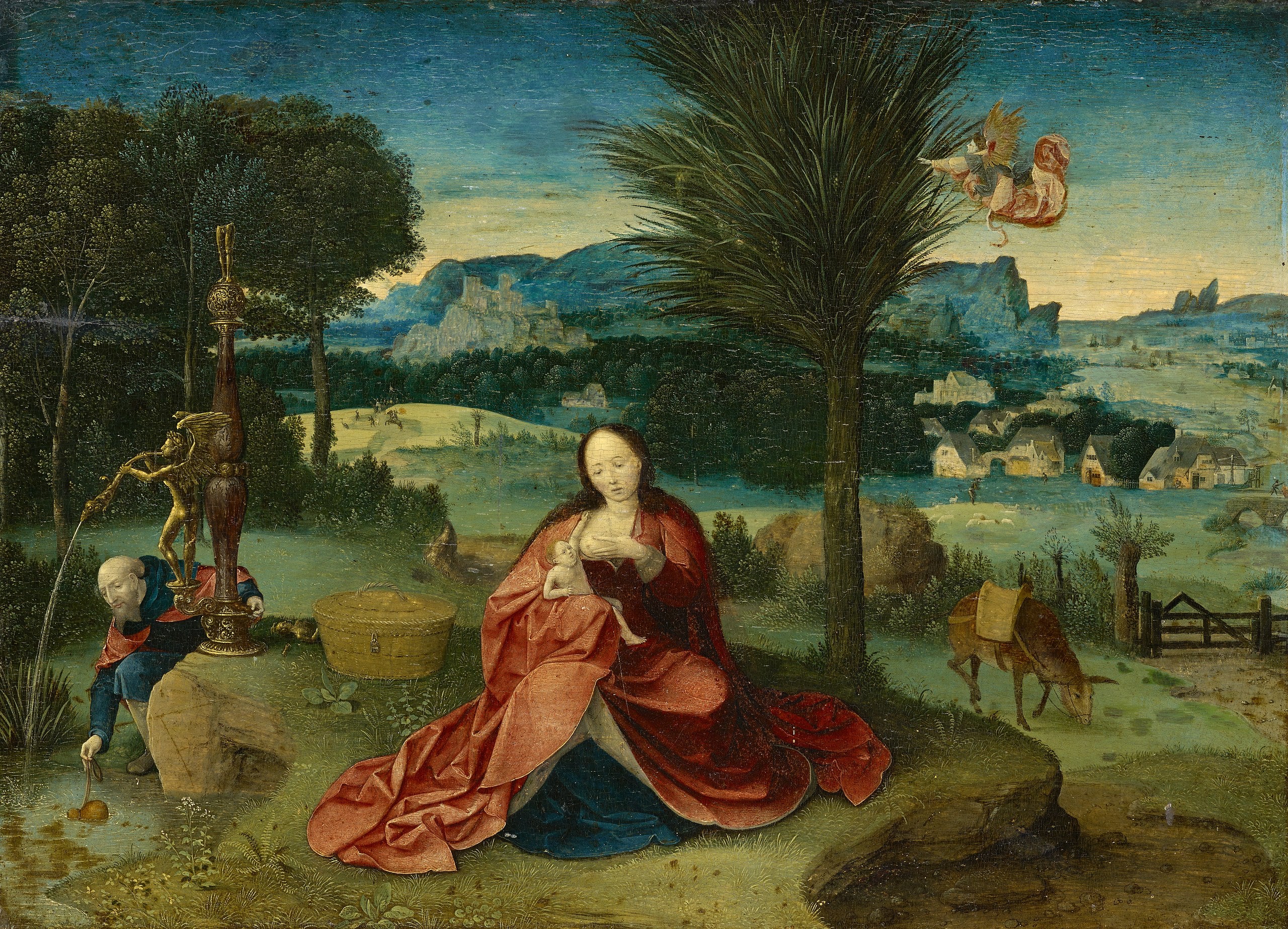 Repos pendentif la Fuite en Égypte - Joachim Patinier