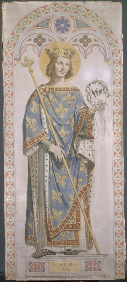 Saint Louis roi de France - Jean-Auguste-Dominique Ingres - Alpha Reproduction