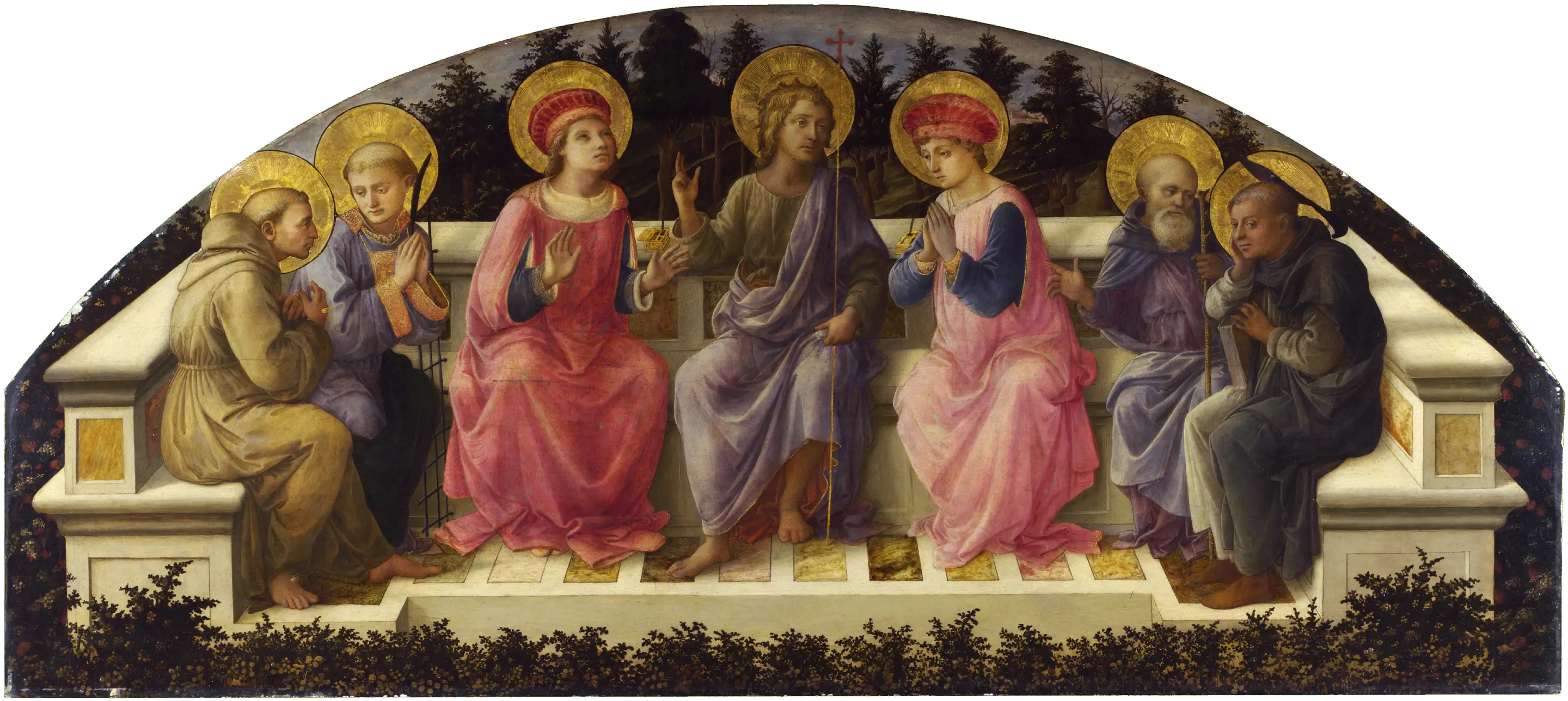 Seven Saints - Fra Filippo Lippi - Alpha Reproduction