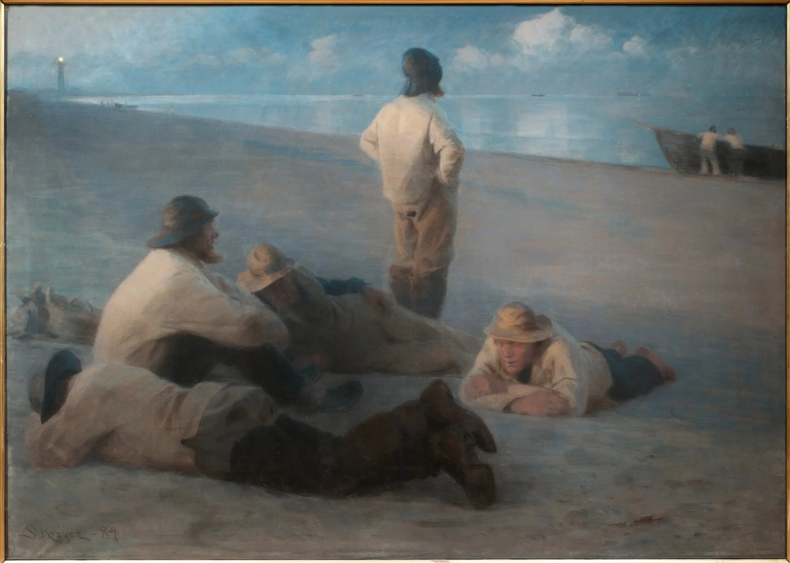 Soirée d’été sur la plage de Skagen - Peder Severin Krøyer - Alpha Reproduction