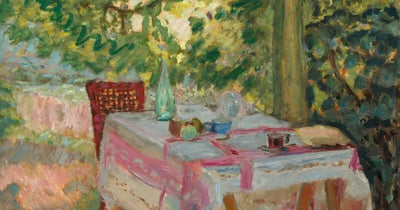 Reproduction du tableau « Table dressée dans un jardin - Pierre Bonnard » par Alpha Reproduction en peinture à l’huile