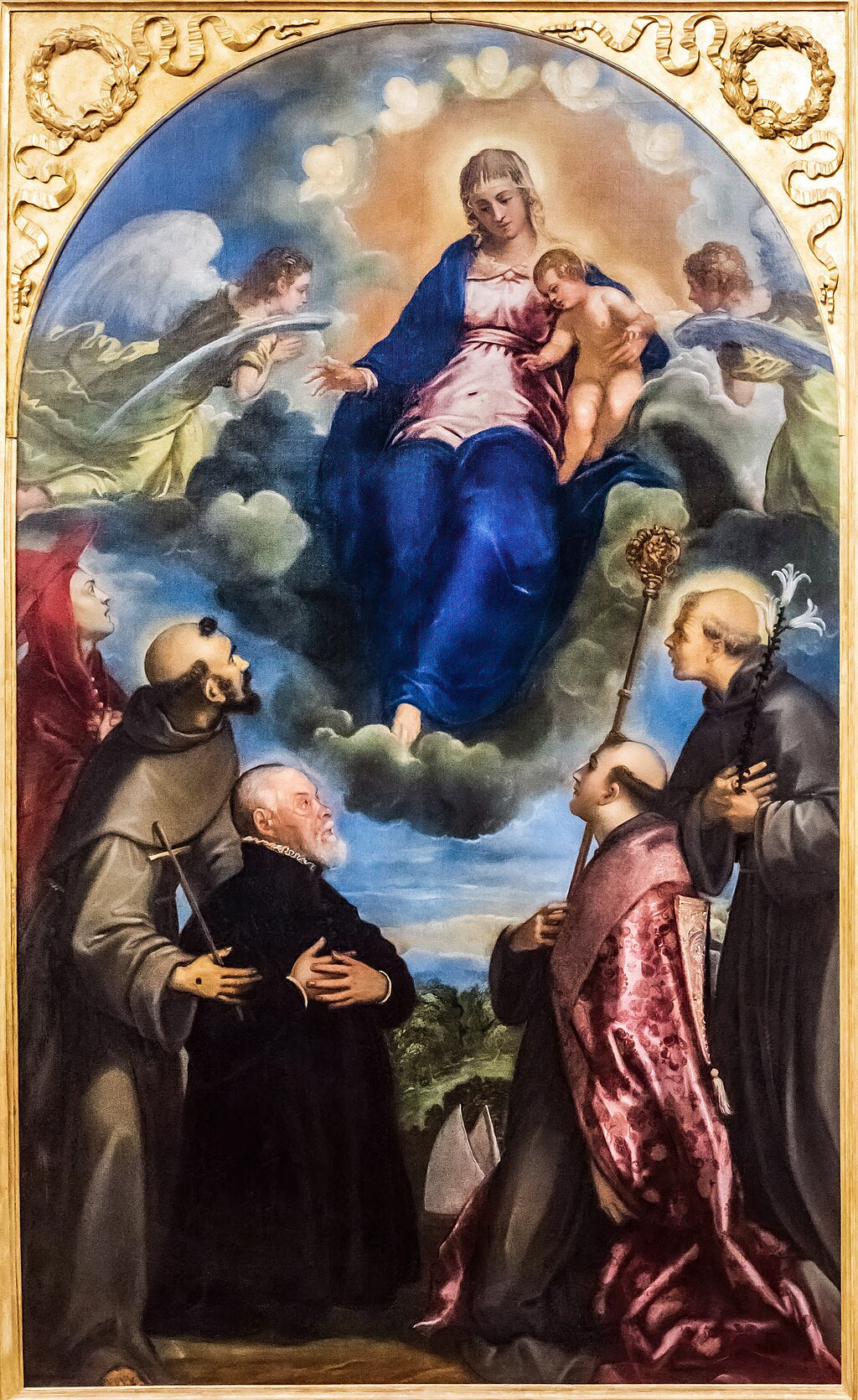 Vierge dans la gloire - Jacopo Tintoretto - Alpha Reproduction