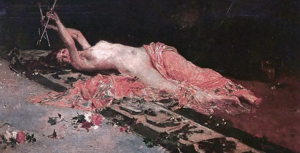 Odalisque — Juan Luna, 1885, Huile sur toile