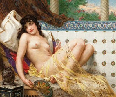 Odalisque à l’éventail - Guillaume Seignac - Alpha Reproduction