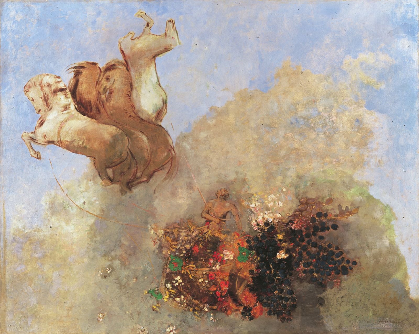 Quadrige, le char d’Apollon - Odilon Redon