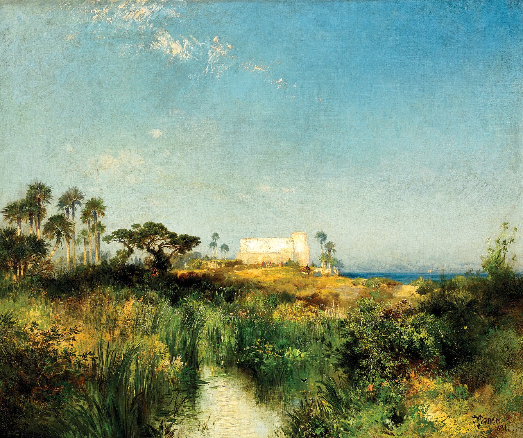 Ancienne tour de guet à Saint-Augustin - Thomas Moran