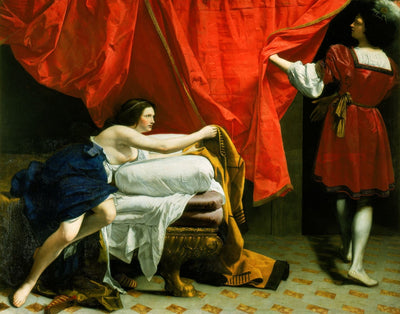Joseph et la femme de Potiphar - Orazio Gentileschi - Alpha Reproduction