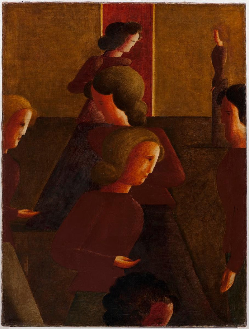 Face à face dans l'espace - Oskar Schlemmer