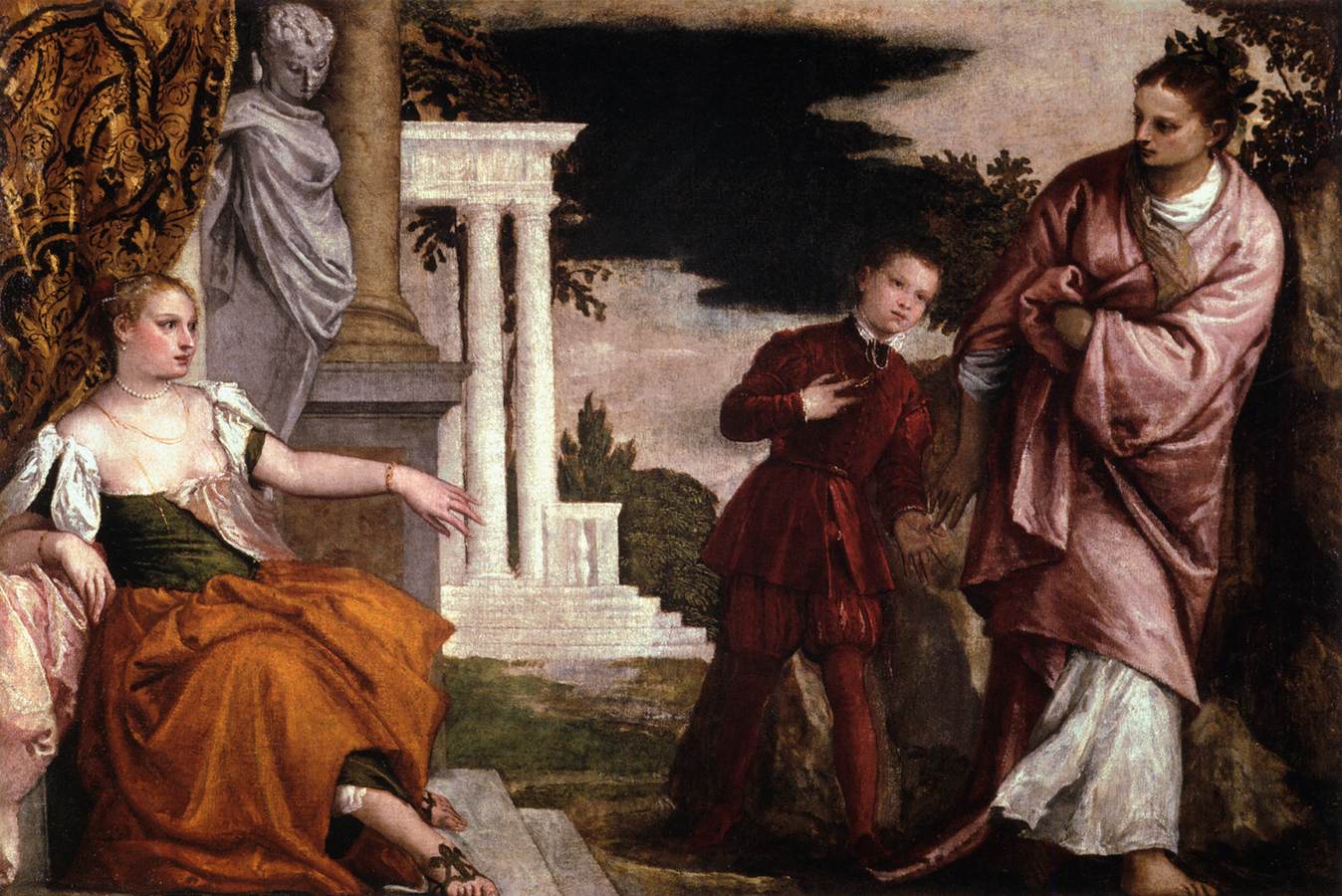 Jeune homme entre vice et vertu - Paul Véronèse