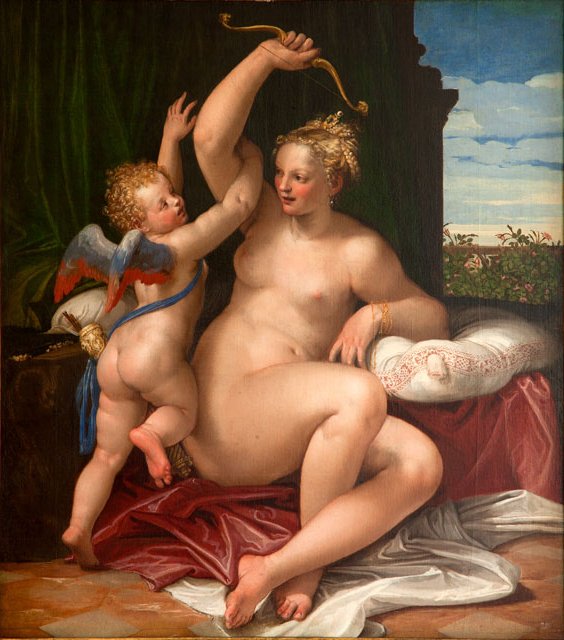 Vénus désarmant Cupidon - Paul Véronèse