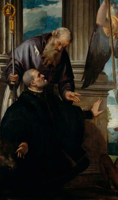 Saint Antoine Abbé, patron d'un donateur agenouillé - Paul Véronèse