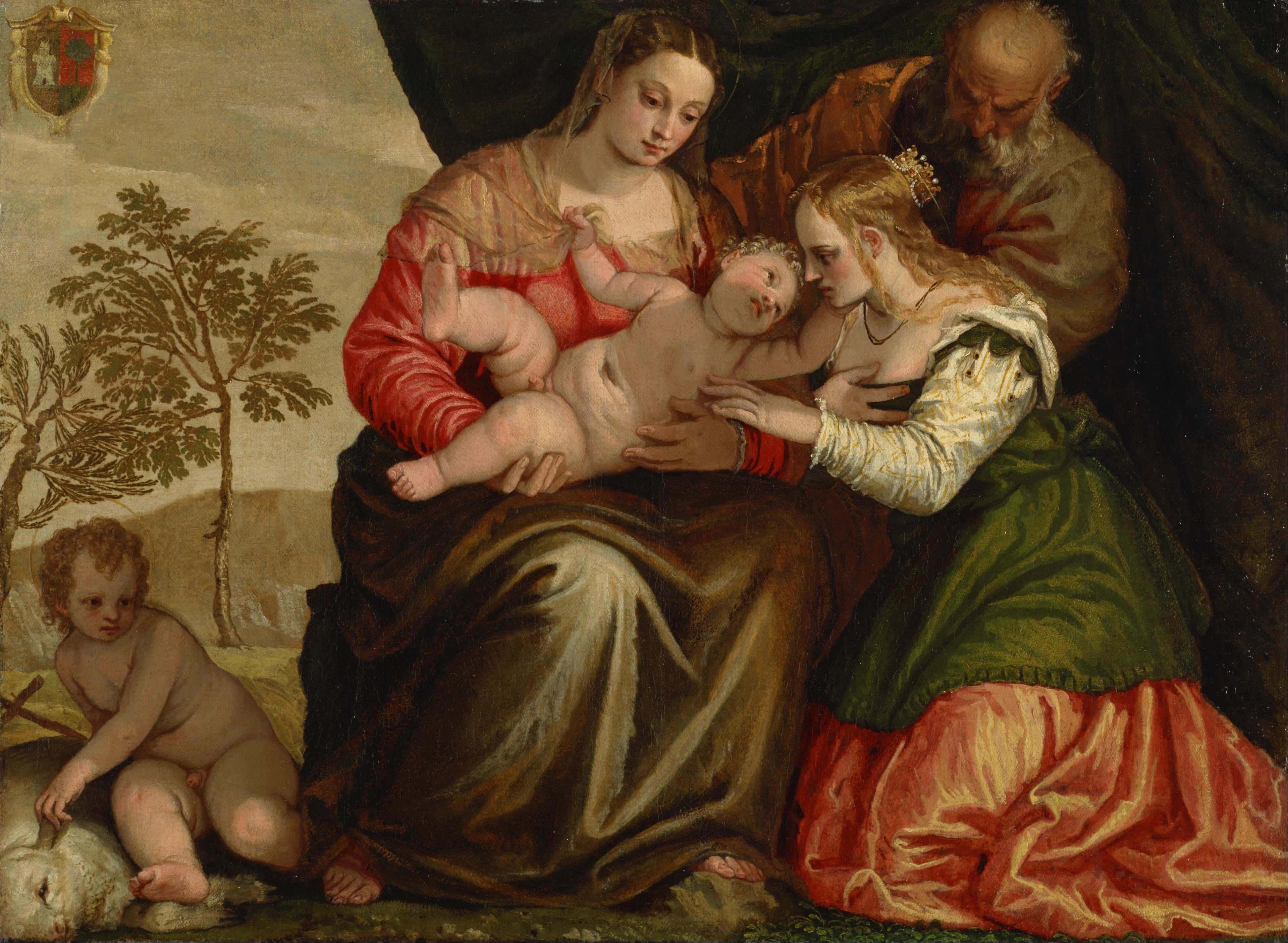 Le Mariage mystique de Sainte Catherine. - Paul Véronèse