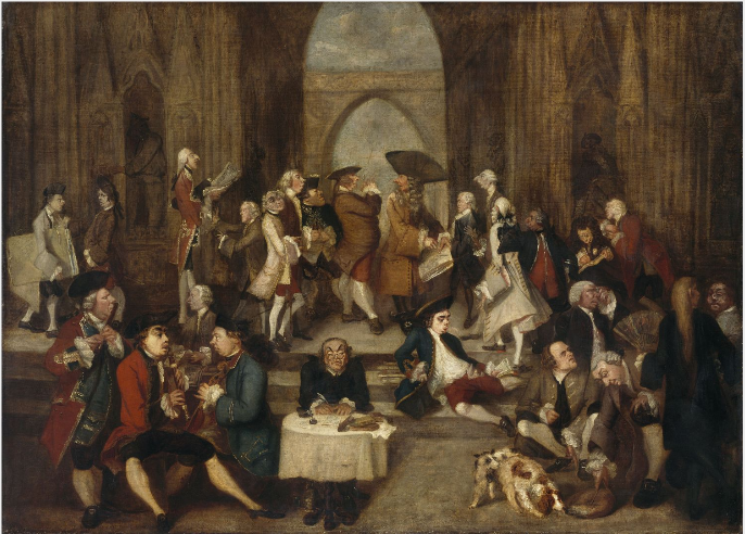 Parodie de « L'École d'Athènes » de Raphaël - Joshua Reynolds