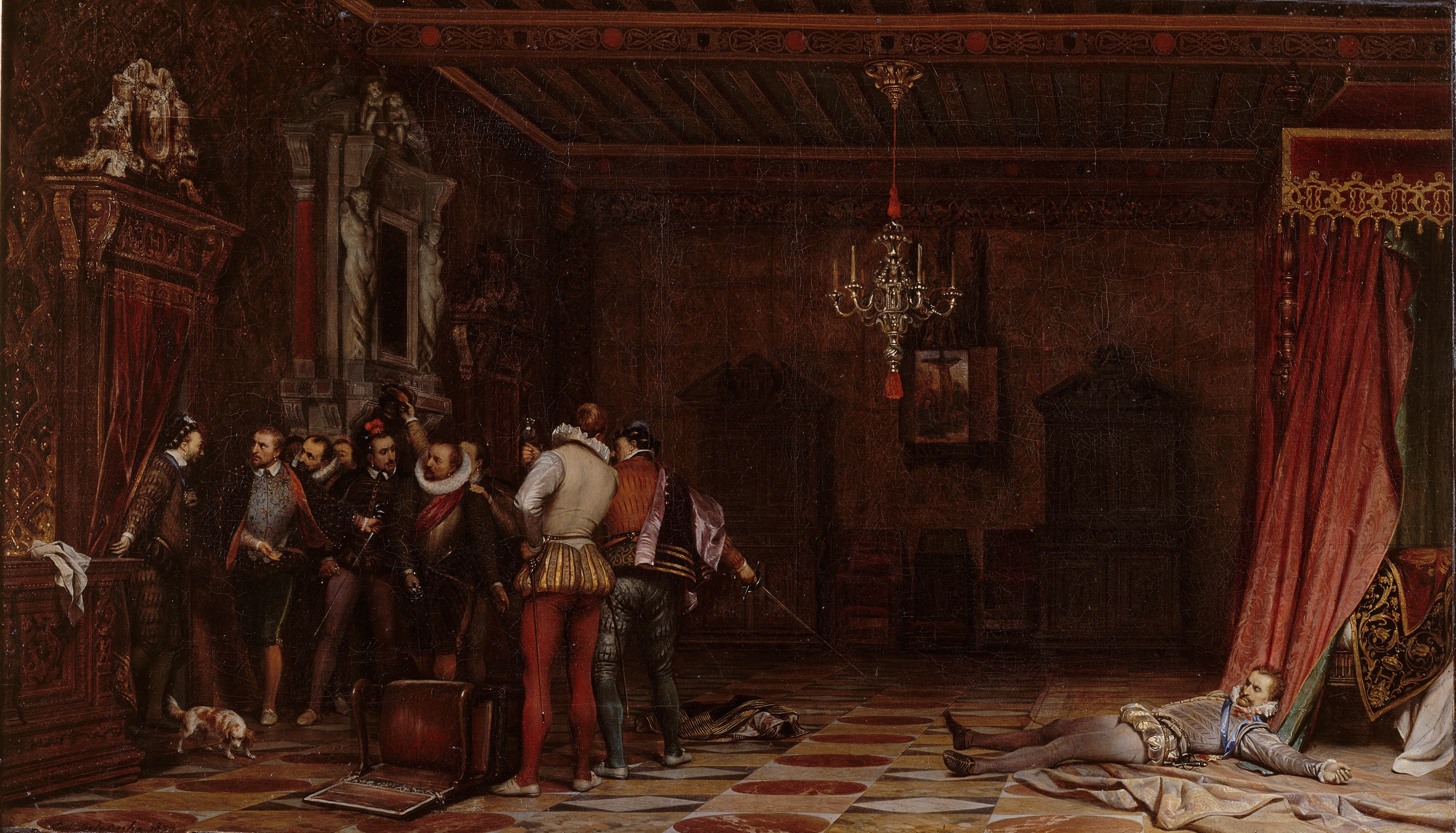 L'Assassinat du duc de Guise - Paul Delaroche
