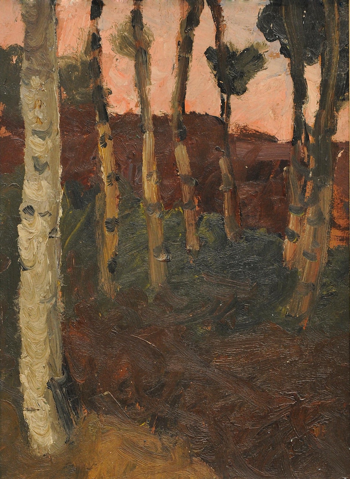 Birches - Paula Modersohn-Becker